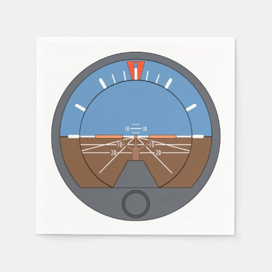 Flughandbuch Serviette (Vorderseite)