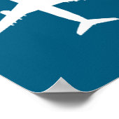 Flughemd Aviation Geek Flugzeugpilot Vater Poster (Ecke)