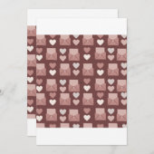 Flugherzen, Liebe-Umschläge Einladung (Vorne/Hinten)