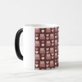 Flugherzen, Liebe-Umschläge und Handys. S Verwandlungstasse (Vorderseite Links)