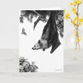 Flughund-Karten Karte (Gelbe Blume)