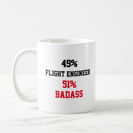 Flugingenieur-Badass Kaffeetasse (Links)