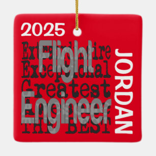 Flugingenieur Extraordinaire CUSTOM Keramikornament