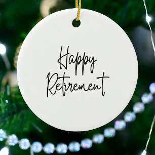 Flugkapitän Ruhestandsfoto Blau Elfenbein Streifen Keramik Ornament