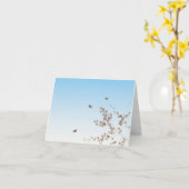 Flugkarte annehmen karte (Gelbe Blume)