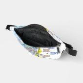 Flugkarte Bauchtasche (Offen)