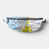 Flugkarte Bauchtasche (Ablage )