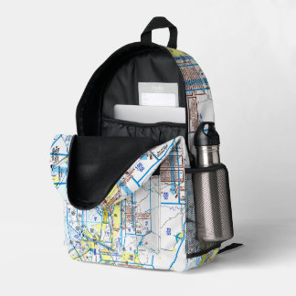 Flugkarte Bedruckter Rucksack