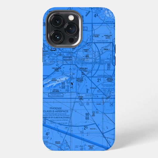 Flugkarte iPhone Hülle (Rückseite)
