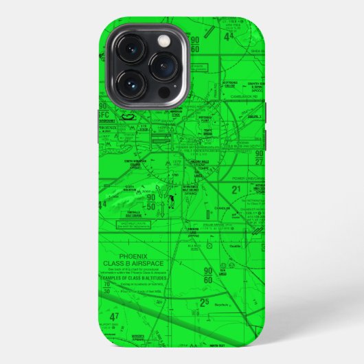 Flugkarte iPhone Hülle (Rückseite)