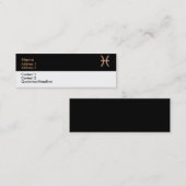 Flugkarte Mini Visitenkarte (Vorne/Hinten)