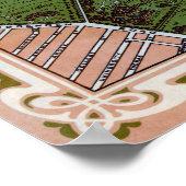 FLUGKARTE SYDNEY AUSTRALIA 1922 POSTER (Ecke)