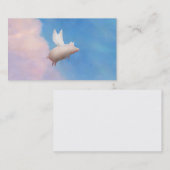 Flugkarte Visitenkarte (Vorne/Hinten)