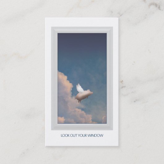 Flugkarte Visitenkarte (Vorderseite)