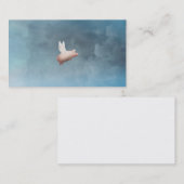 Flugkarten für Schweine Visitenkarte (Vorne/Hinten)