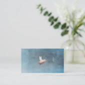 Flugkarten für Schweine Visitenkarte (Stehend Vorderseite)