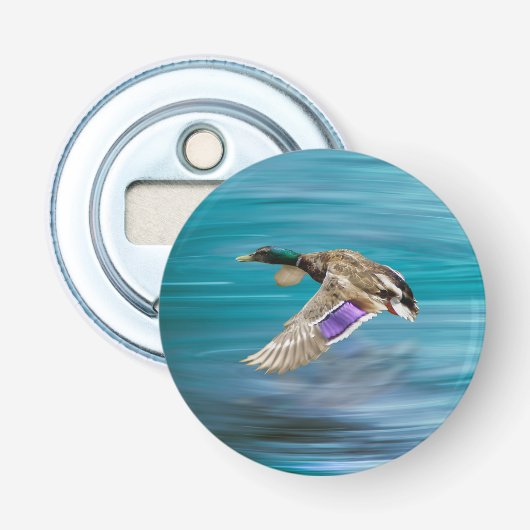 Flugknopf für Mallard-Ente Flaschenöffner (Vorderseite)