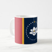 Flugkörper neue Flagge usa vereinte Staaten americ Kaffeetasse (Vorderseite Links)