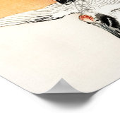 Flugkran von Kōno Bairei Poster (Ecke)