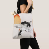Flugkran von Kōno Bairei Tasche (Von Nahem)