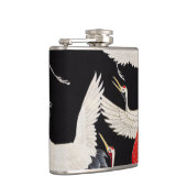 Flugkrane: Japanische Bird Kimono Art Flachmann (Rechts)