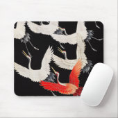 Flugkrane: Japanische Bird Kimono Art Mousepad (Mit Mouse)