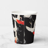 Flugkrane: Japanische Bird Kimono Art Pappbecher (Rechts)