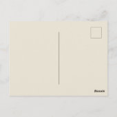 Flugkrane: Japanische Bird Kimono Art Postkarte (Rückseite)