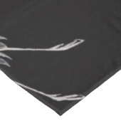 Flugkrane: Japanische Bird Kimono Art Tischdecke (Schrägansicht)