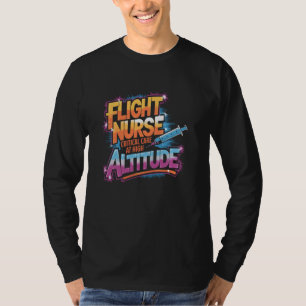 Flugkrankenschwester-Design für Flugkrankenschwest T-Shirt
