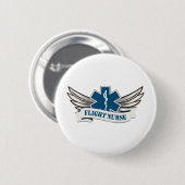 Flugkrankenschwesterflügel Button (Vorne & Hinten)