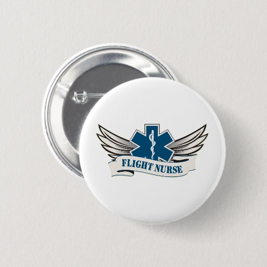 Flugkrankenschwesterflügel Button (Vorne & Hinten)