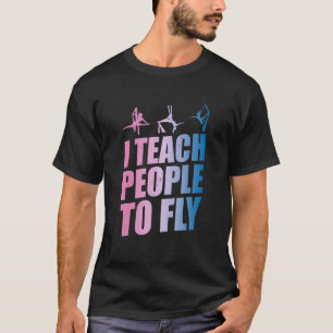Flugkünstler-Instruktor Aerial-Yoga-Lehrer Seide T-Shirt