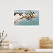 Flugkunstposter "Messerschmitt Bf 109" Poster (Küche)