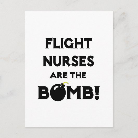 Flugkurse sind die Bombe! Postkarte (Vorderseite)