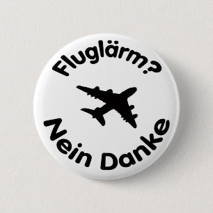 Fluglärm? Nein Danke Button
