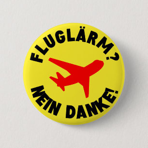 Fluglärm? Nein! Danke! Button