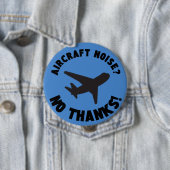Fluglärm? Nein danke Button (Beispiel)
