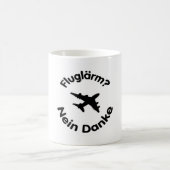 Fluglärm? Nein Danke Kaffeetasse (Mittel)