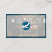 Fluglehrer Berufliche Visitenkarten Visitenkarte (Rückseite)