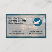 Fluglehrer Berufliche Visitenkarten Visitenkarte (Vorderseite)