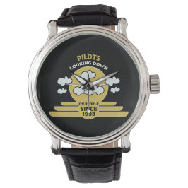 Fluglehrer | Flying School | Absolvent | Pro Armbanduhr