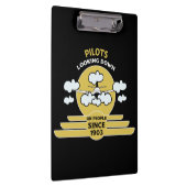 Fluglehrer | Flying School | Absolvent | Pro Klemmbrett (Rechts)