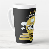 Fluglehrer | Flying School | Absolvent | Pro Milchtasse (Linke Ecke)