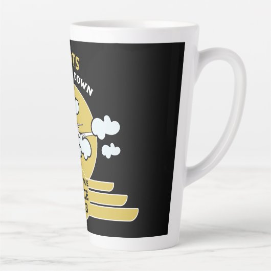 Fluglehrer | Flying School | Absolvent | Pro Milchtasse (Rechts)