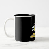 Fluglehrer | Flying School | Absolvent | Pro Zweifarbige Tasse (Links)