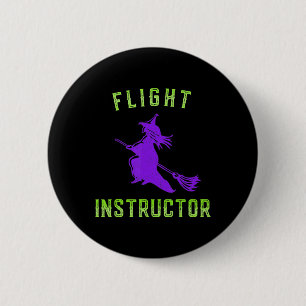 Fluglehrer Hexenmeister Button