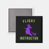 Fluglehrer Hexenmeister Magnet (Vorderseite/Rückseite)