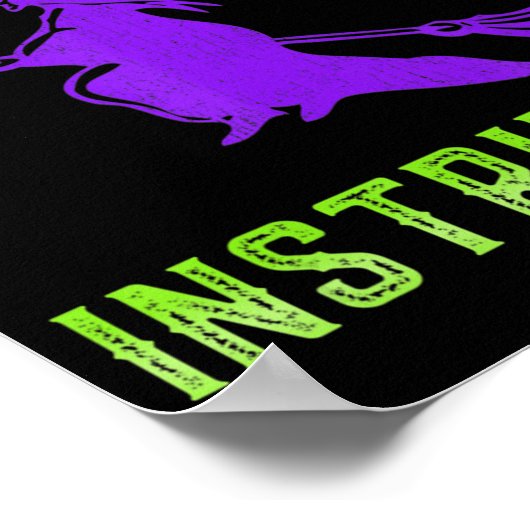 Fluglehrer Hexenmeister Poster (Ecke)