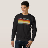 Fluglehrer Job Titel Beruf Arbeiter Anerkennung Sweatshirt (Vorne ganz)